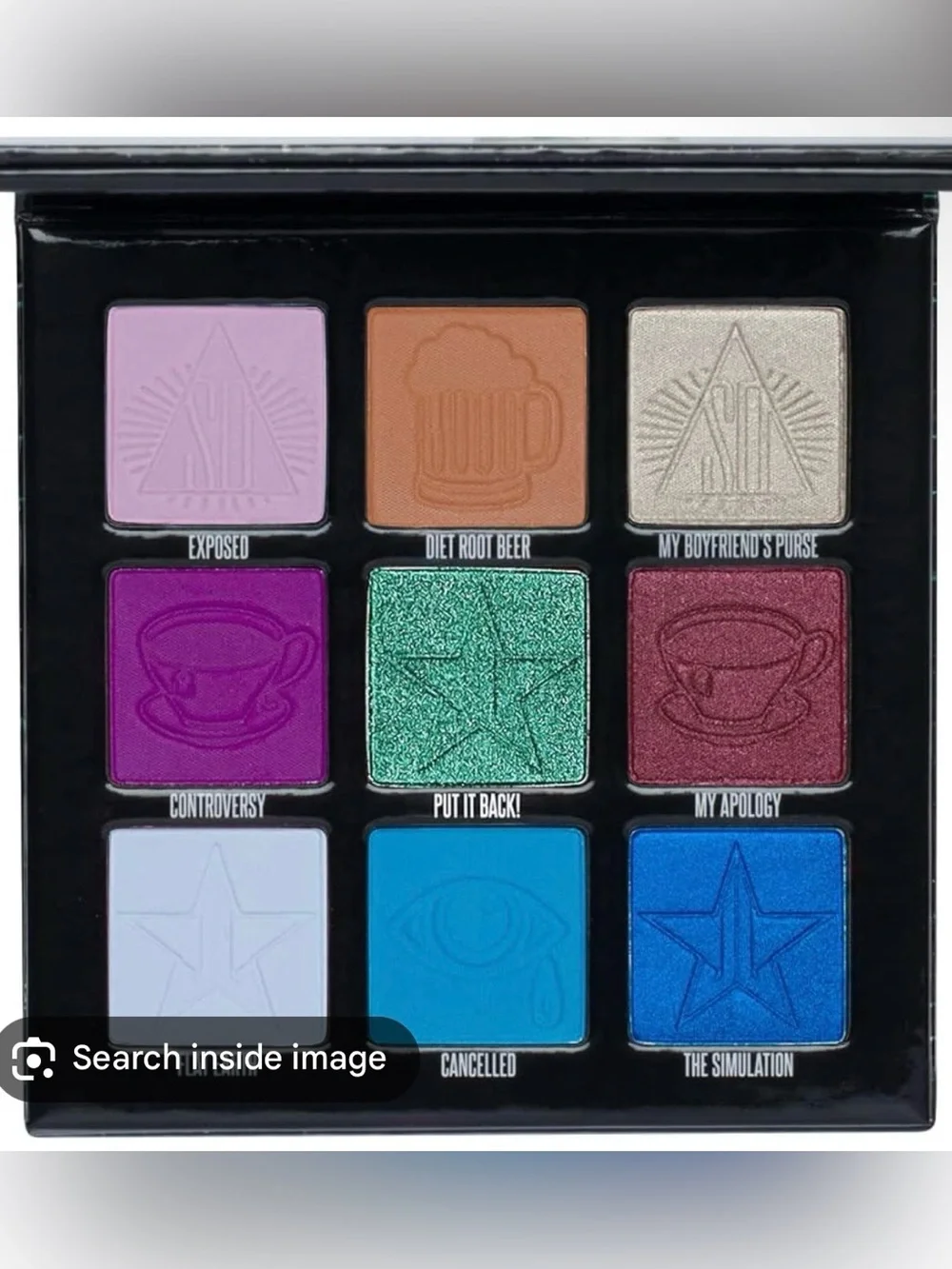 Jeffree Star X Shane Dawson Mini Controversy Eyeshadow Palette